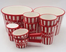 Certified International Ceramic Popcorn Bowl/Cup, Butter Cup, Salt Shaker *PICK*