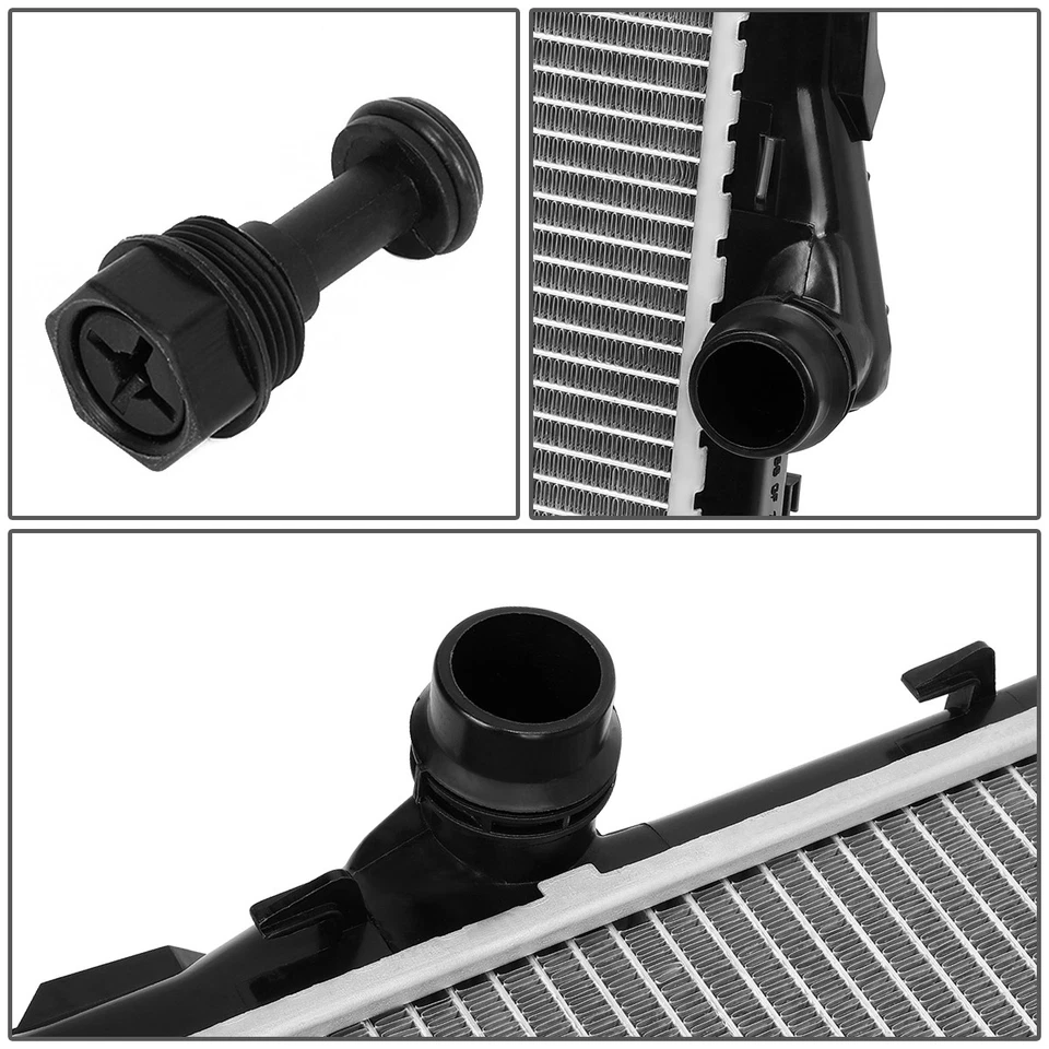 Radiador de núcleo de aluminio completo estilo OE DPI 2636 Fit 99-09 BMW serie 3/Z4 AT/MT Foto 4 de 4