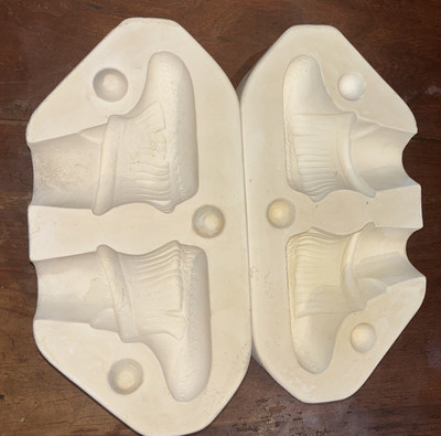 Clay Magic J-723 Ceramic Slip Mold Baby Moccasins