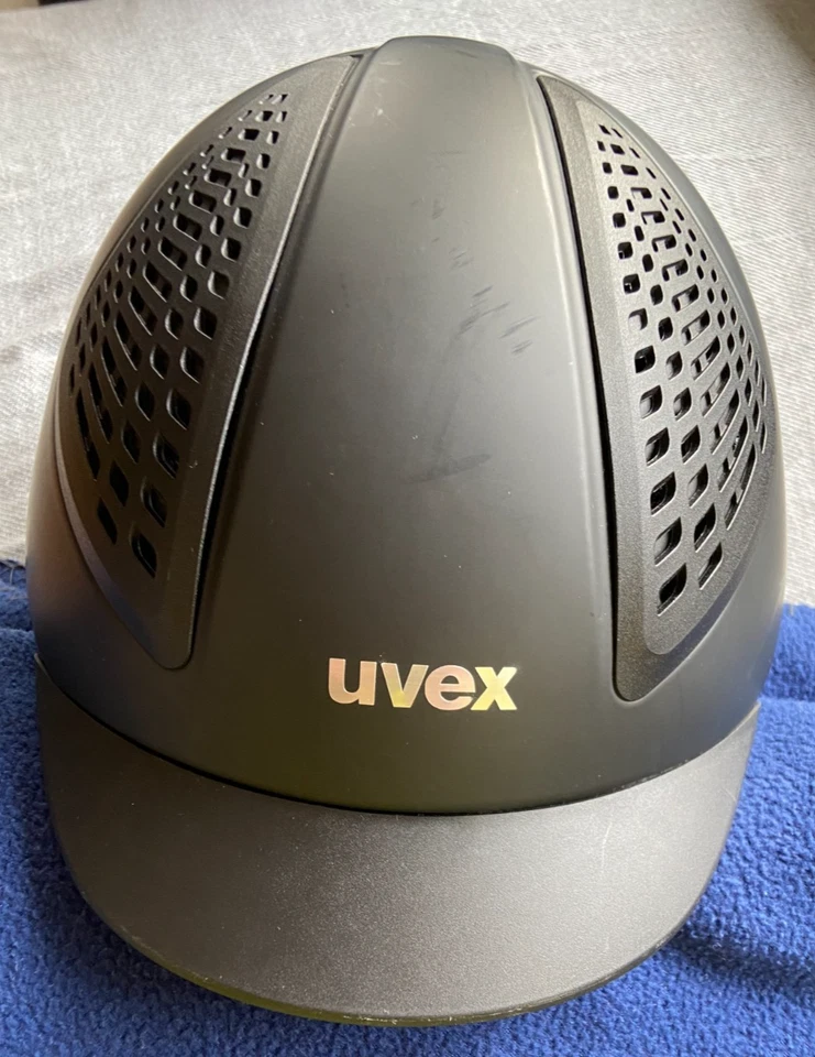 UVEX Kinder Reithelm Farbe Schwarz Größe XXS - S = 52-55cm fast wie neu