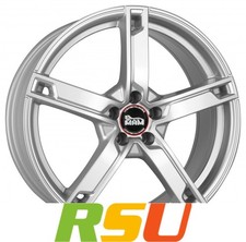 MAM W4 silver painted 7x17" ET35 LK5 100 ML 57.1 Alufelgen 17 Zoll