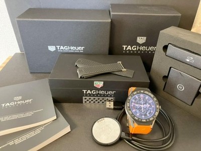 TAG Heuer Connected Modular 45mm SBF8A8001 Smartwatch Titanium w/ 2 Extra Straps