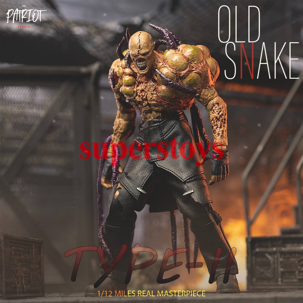 Presale Patriot Studio 1/12 Oldsnake Nemesis Type-II Action Figure