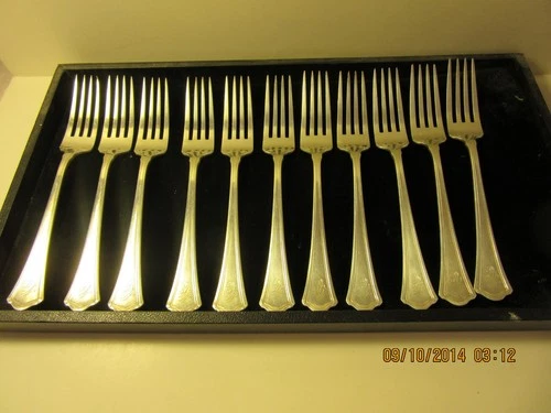 11 Wallace Sterling silver Dininer Forks