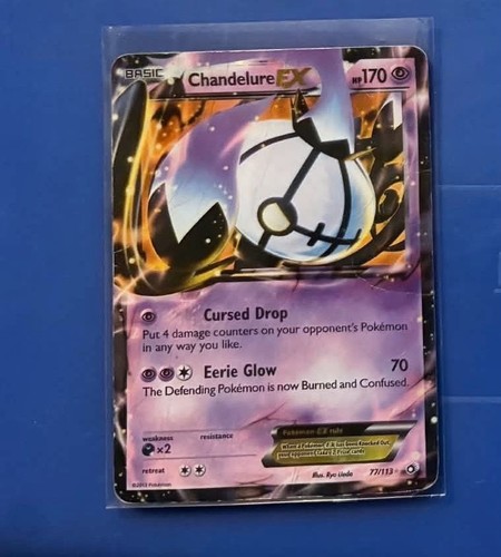 Chandelure EX 77/113 Legendary Treasures Holo