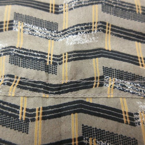 XL old clothes short sleeve shirt men's 00s total pattern large Used SSYR-0 - Picture 7 of 9
