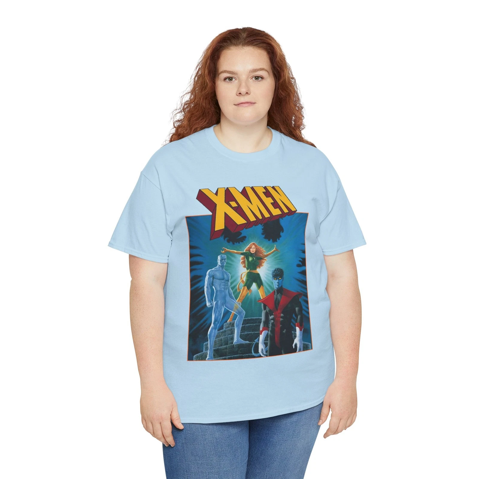 X-Men T-Shirt - Paul Gulacy Art - Phoenix, Nightcrawler - Bizarre Adventures