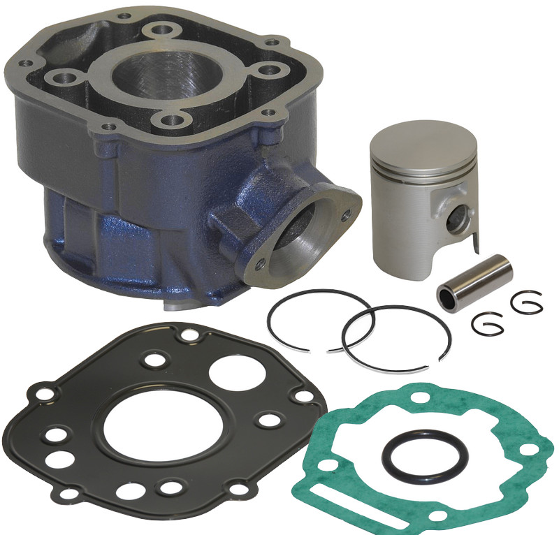 Cylindre piston Carenzi 50cc Euro 3 pour Derbi Senda DRD et Gilera SMT