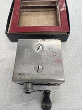 Vintage Twinplex Stropper Razor Blade Sharpener Model G 200, Made In The USA