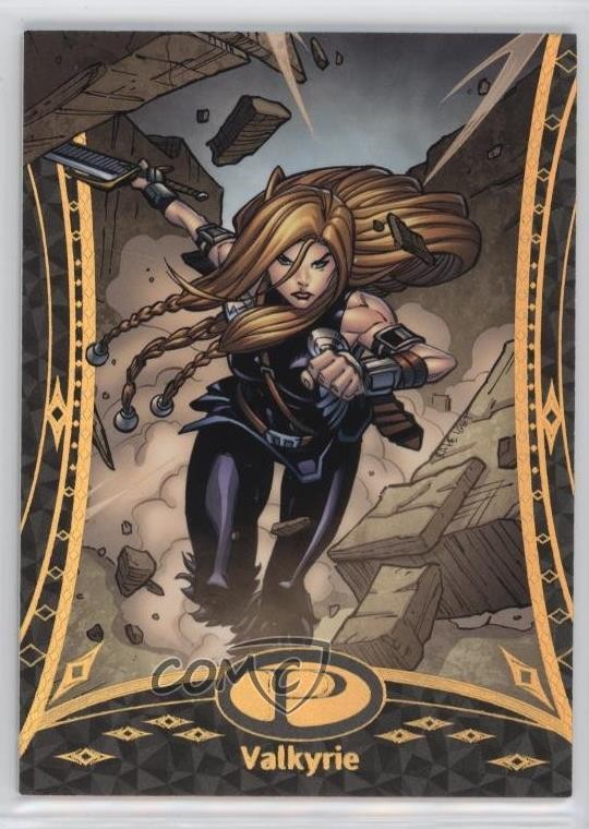 2014 Upper Deck Marvel Premier Gold Spectrum 16/25 Valkyrie #28 3h1