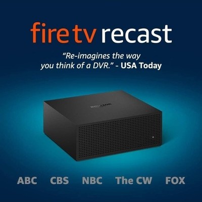 Fire TV Recast, over-the-air DVR, 1 TB, 150 hours, DVR for cord cutters