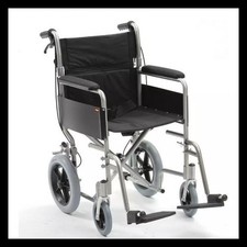 WHEELCHAIR | Drive DeVilbiss Lightweight Aluminium Transit Wheelchair - Silver