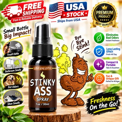 Liquid Fart Spray Stink Bomb Smelly Stinky Ass Toxic Bomb Crap Gag Prank Joke - Image 1 of 4