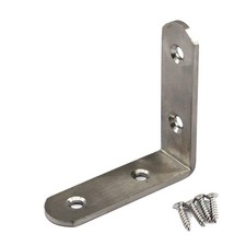 6 PCS 65x65x3mm Stainless Steel L Shape Angle Connector Corner Brackets