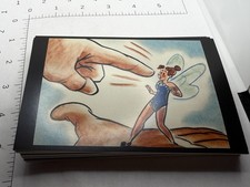 UNUSED POSTCARD: Disney animation drawing art princess