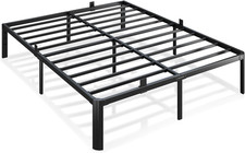 Metal Bed Frame King Size, 14 Inch 3500 Lbs Heavy Duty Platform Bed Framessteel