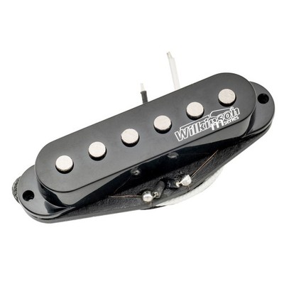 Wilkinson M Series Black High Output Alnico 5 Single Coil Guitar Bridge Pickup