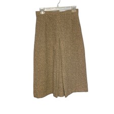 Evan Picone Vintage 70's 100 Wool A-Line Tweed Skirt with Front Pleat Size 10 T