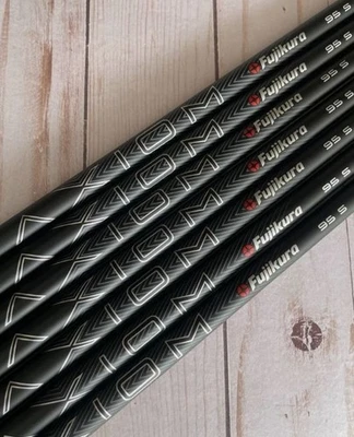 New Fujikura Axiom 95 Graphite Iron Shaft, Regular/ Stiff, choose .370 /355