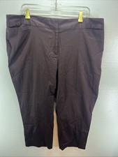 NWT Ruby Rd. Woman Brown Espresso Pants 18W B...