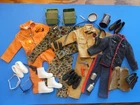 Vtg 60s 70s Hasbro GI Joe & Clone Hong Kong Misc Uniform & Accessory Pieces Lot