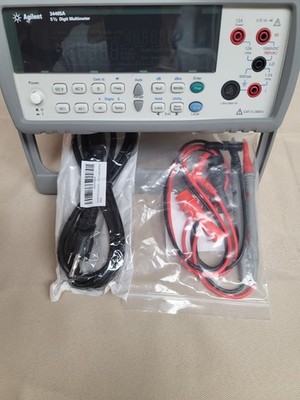Agilent 34405A Digit Digital Multimeter - Tested w/Test Leads & Power Cord