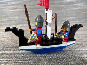 Vintage Lego Legoland 6017-1 King's Oarsmen Complete 1987 Castle Knights Boat