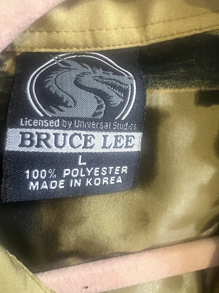 Camisa De Colección Y2K Bruce Lee El Dragón Película MMA Artes Marciales Lucha AOP Grande Foto 4 de 4