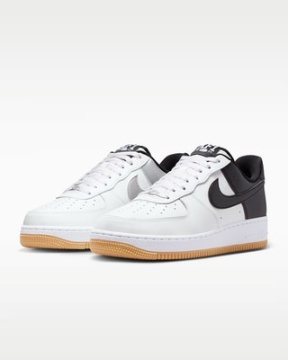 Nike Air Force 1 '07 LV8 Shoes White Black Silver IB6847-100 Men's