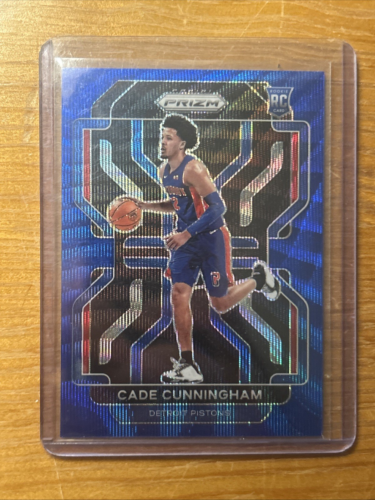 Cade Cunningham 2021-22 Panini Prizm Rookie RC Blue Wave Color Match #282 MINT👀