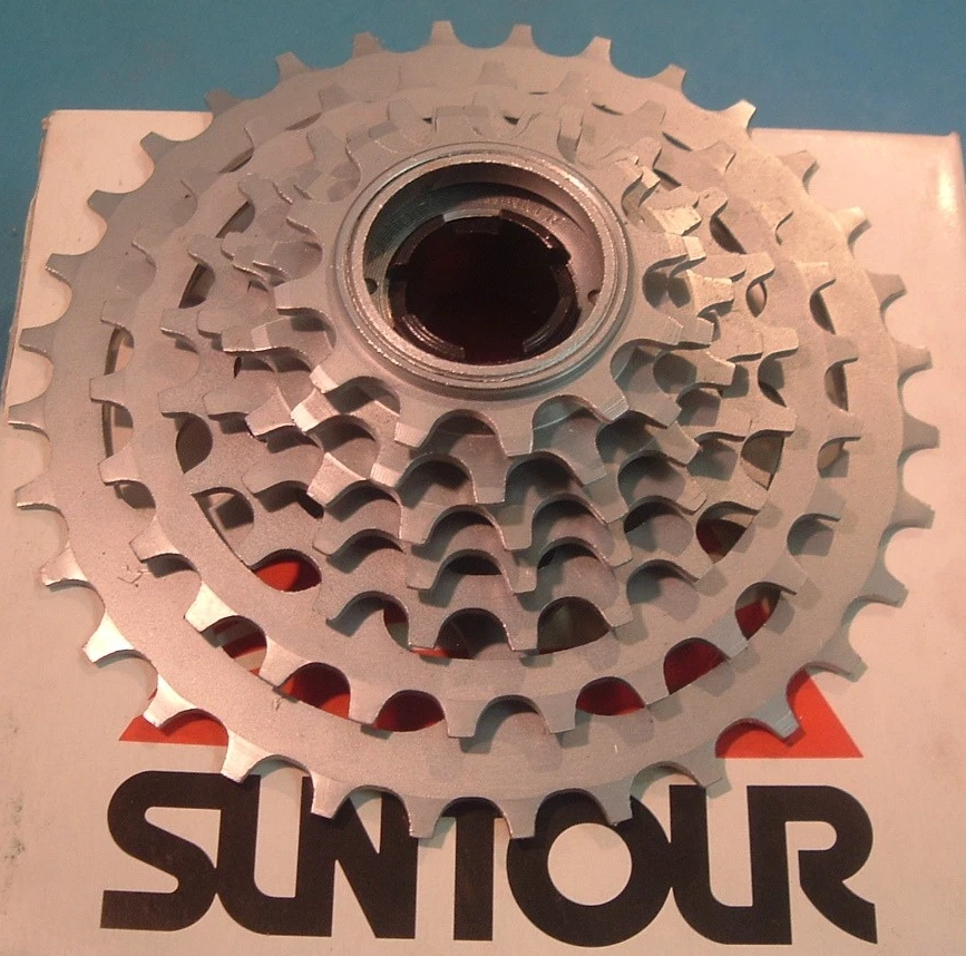 Roue Libre Suntour Powerflo 7 Vitesses 13-28 Dents – Filetage Britannique Vintage