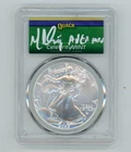 2025 American Silver Eagle PCGS Gem BU Quack Celebrity Matt Doherty Auto 1oz ASE