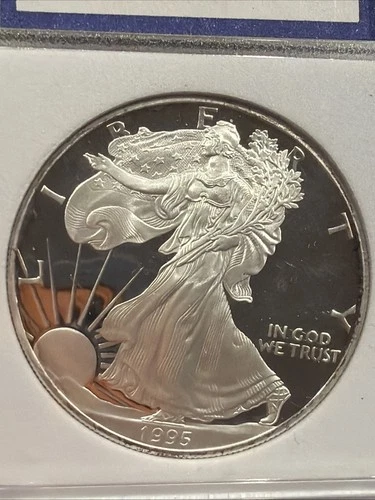 1995-P American Silver Eagle Proof — photo from the most recent tracked eBay sale