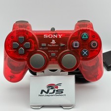 PS2 DualShock 2 Crimson Red Official Sony Controller SCPH-10010 Clean Tested