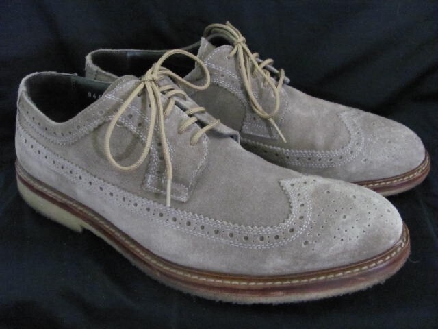 To Boot New York Adam Derrick Suede Oxford Wingtip Dress  display picture 1