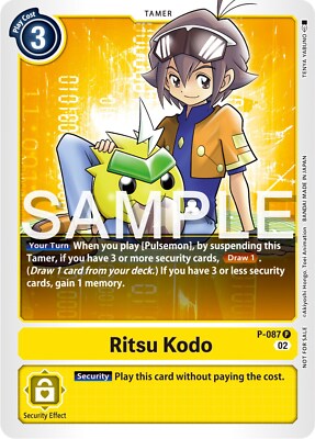 Ritsu Kodo [P-087] (Exceed Apocalypse Pre-Release) [Promotional Cards ...