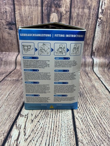 VEVOX® Face Mask Respirators FFP3 Pack 10 Valved Facemasks Effective Filtration - Picture 12 of 19