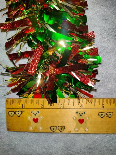 Ghirlanda Deluxe Decorazione 4"larghezza/3 colori a scelta Multi, Argento o Oro e Bianco - Foto 6 di 13