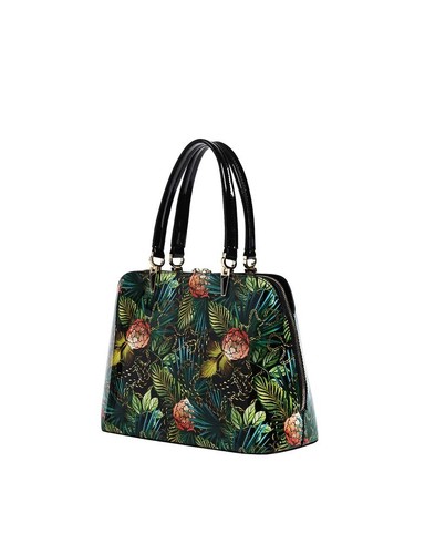 SERENADE TATIANA SN49-8137 TRIPLE COMPARTMENT LEATHER BAG - Picture 5 of 8