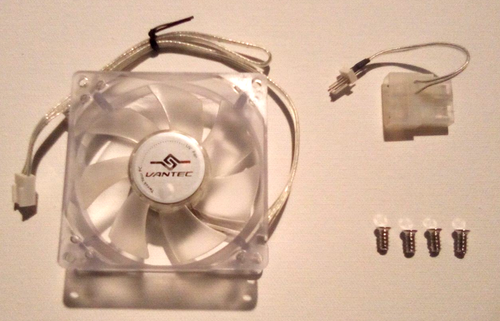 Vantec Spectrum UV Reactive Computer Case Fan 80mm 8cm 12V 2.40W - Picture 6 of 30