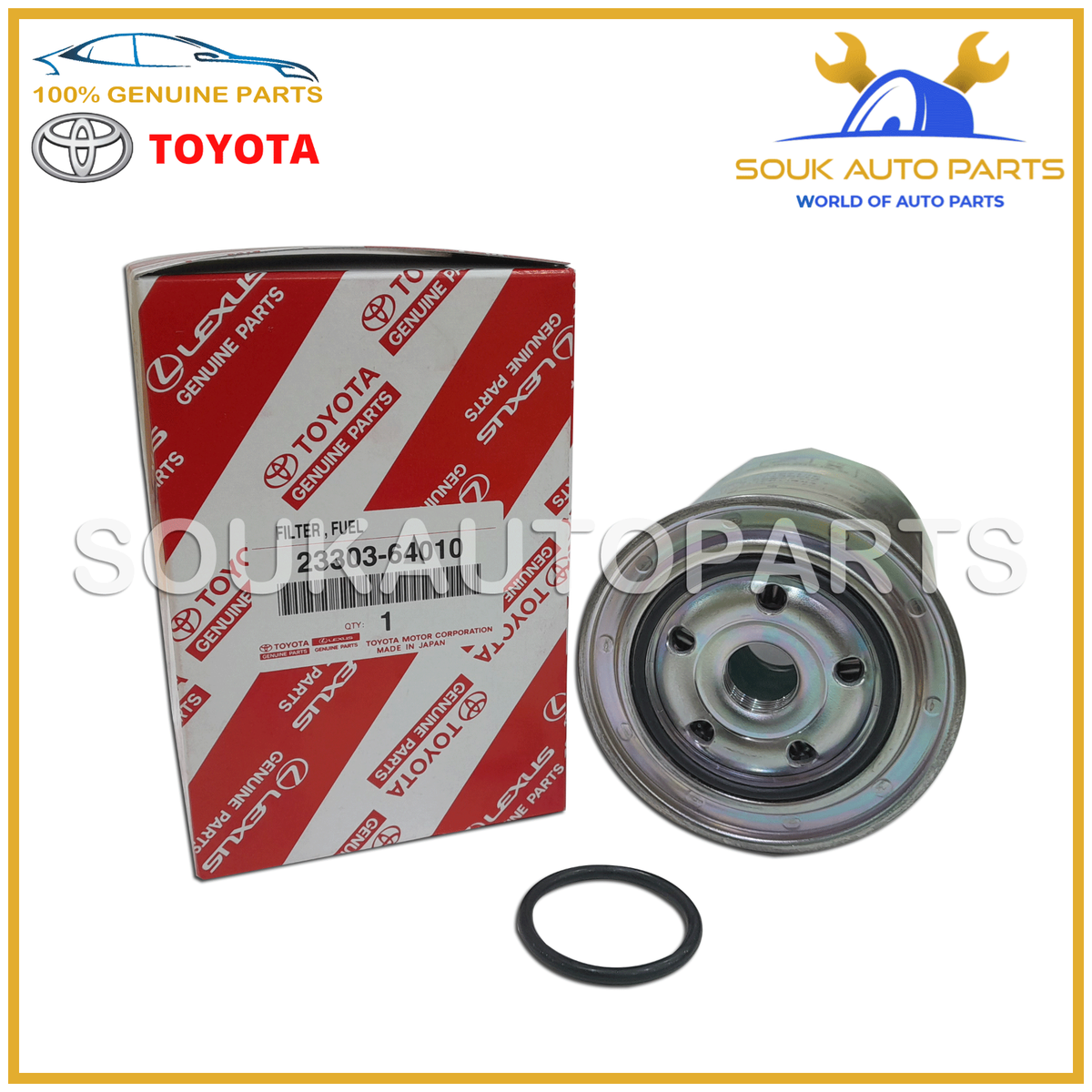 23303-64010 Genuine Toyota ELEMENT ASSY, FUEL FILTER 2330364010