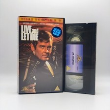 James Bond Live and Let Die VHS 007 New and Sealed Video Tape 1973 