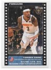 PANINI NBA BASKETBALL STICKER COLLECTION 2019 20 FIGURE #241 TORREY CRAIG FOR PSA