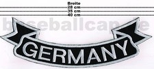 Patch Aufnäher Germany Rückenschleife unten...
