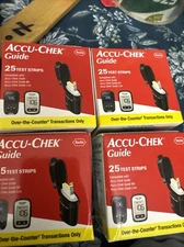 100 ACCU-CHECK Guide Test Strips - newExp 2/2026 Sale 33$