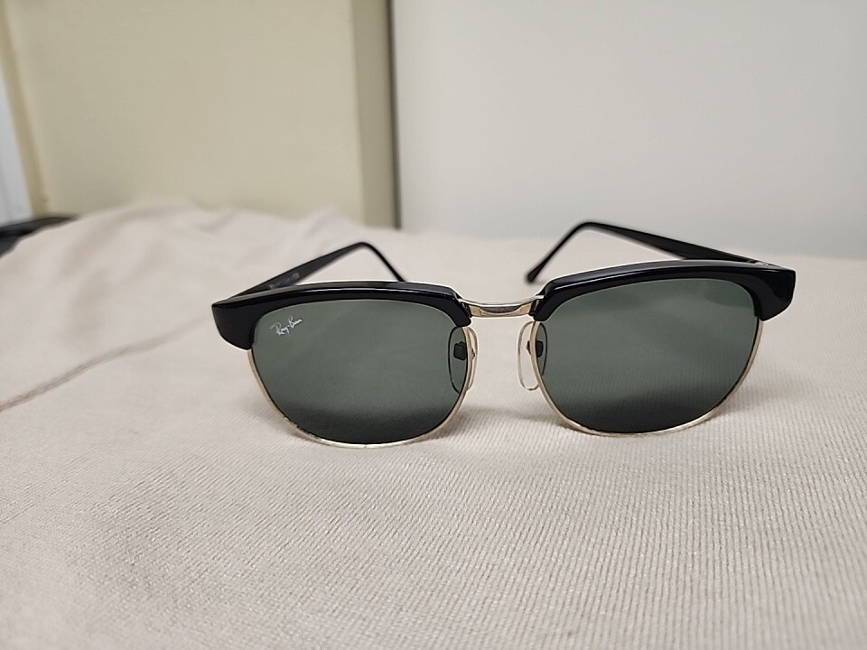 Ray-Bans great condition Ray Ban B&L Vintage Aviator 58mm Gold Glass G-15 Great  main image 3