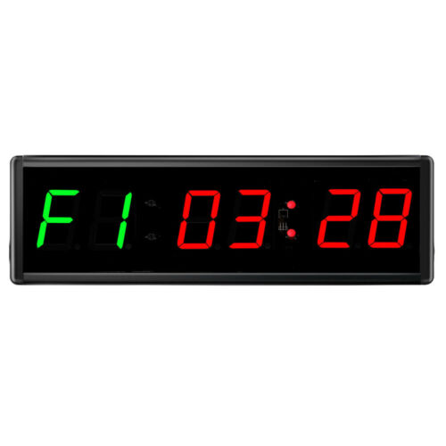 Interval LED Programmable Stopwatch Timer Gym Home Fitness Clock Remote Control