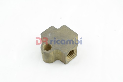 RACCORDO 3 VIE TUBI FRENO RUOTE POSTERIORI FIAT 500 126 BIS - FIAT 4077589 - Imagen 2 de 4