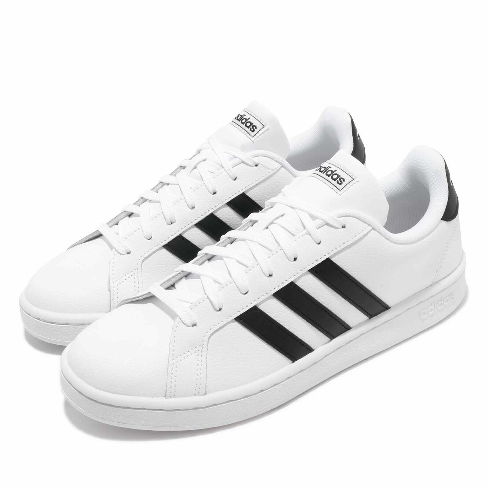luces mostrar neutral Zapatillas informales Adidas GRAND COURT para hombre blancas/negras F36392  | eBay