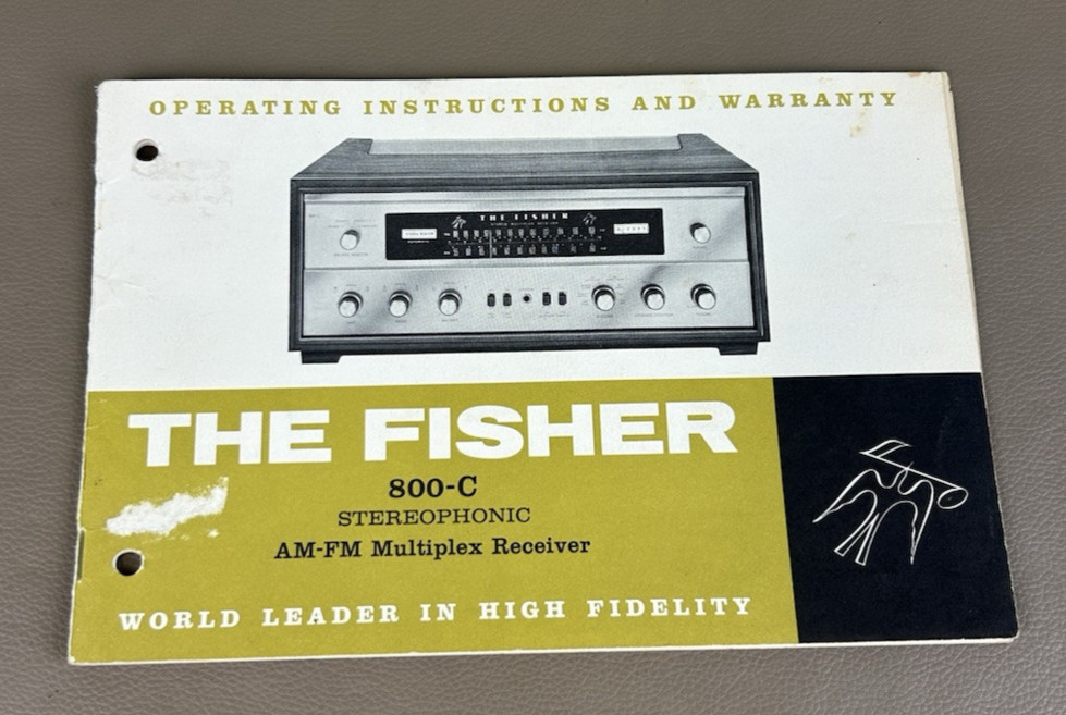 Fisher 800C Instruction Manal D-109
